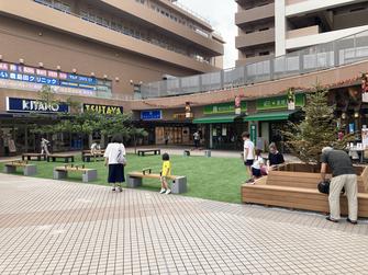 鹿島田駅前のルリエ新川崎「みんなの憩いの場」がリニューアルの画像