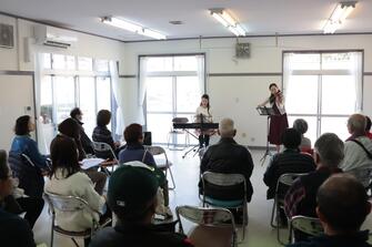 緑ヶ丘団地集会所で団地コンサートを開催しましたの画像