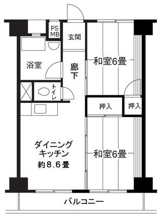六角橋Bタイプ反転 037108_plan_b.jpg